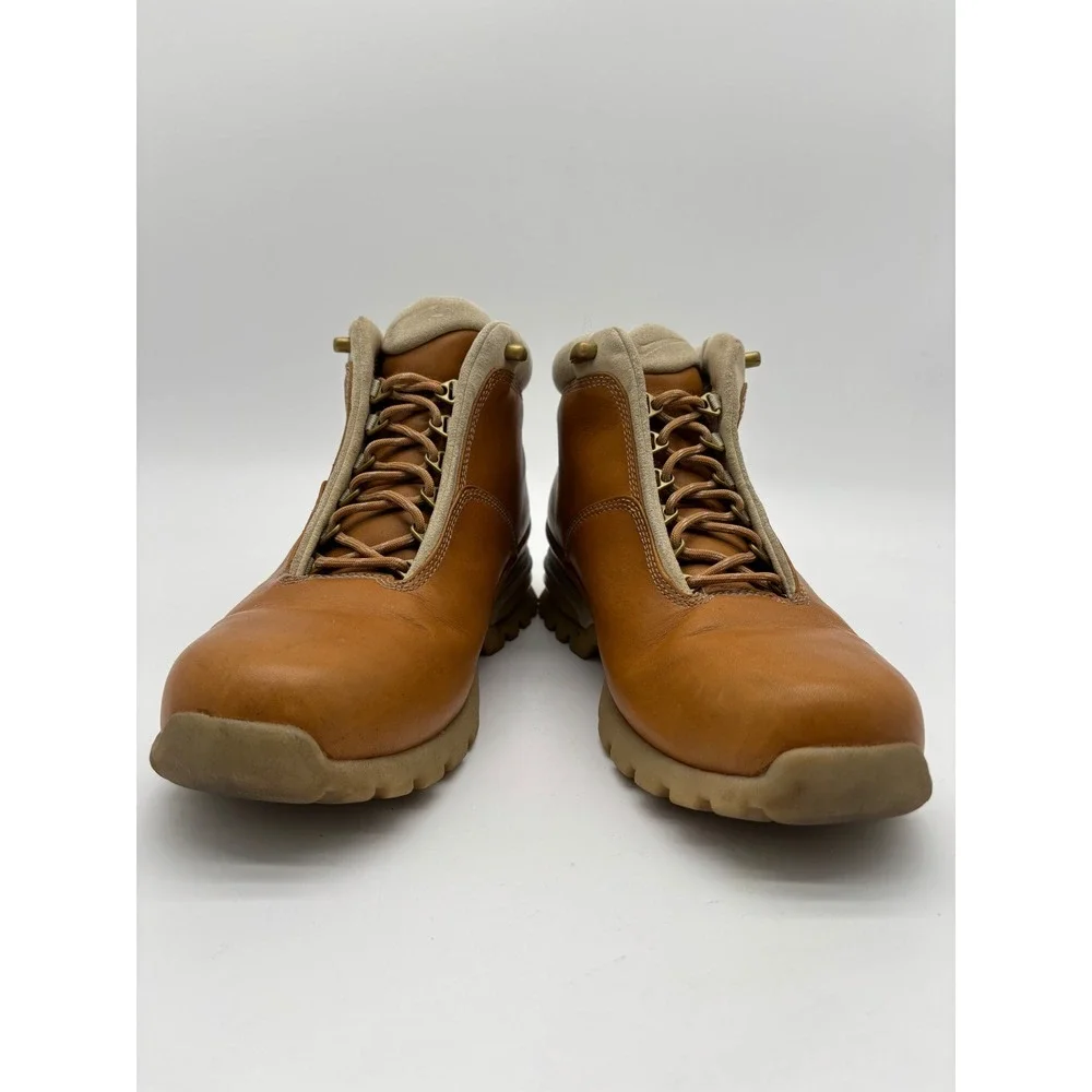 Nike ACG Air Max‎ Goadome Tan Leather Hiking Boots Waterproof Mens 9
